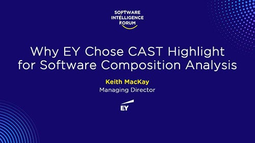 Why EY Chose CAST Highlight for Software Composition Analysis