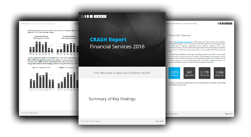 CRASH Report 2016 On Financial-Services - Summary Of Key Findings